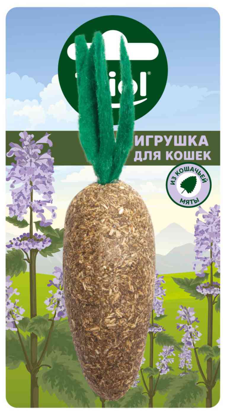 

Игрушка для кошек из прессованной мяты Triol