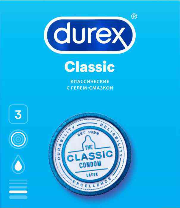 Презервативы классические Durex