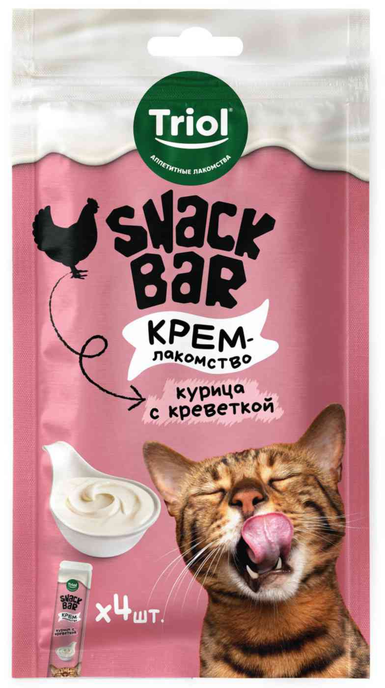 Крем-лакомство для кошек  Triol
