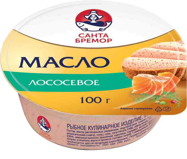 Масло лососёвое Санта Бремор 73₽