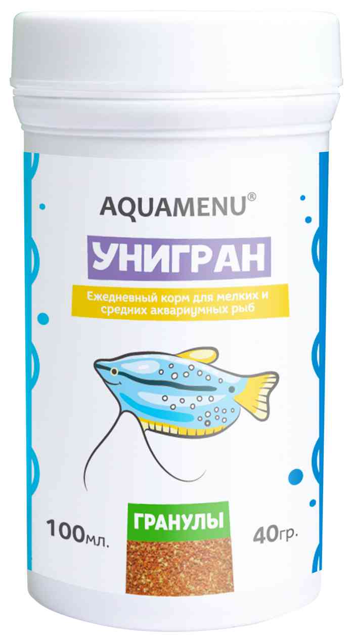 

Корм для мелких и средних аквариумных рыб Aquamenu