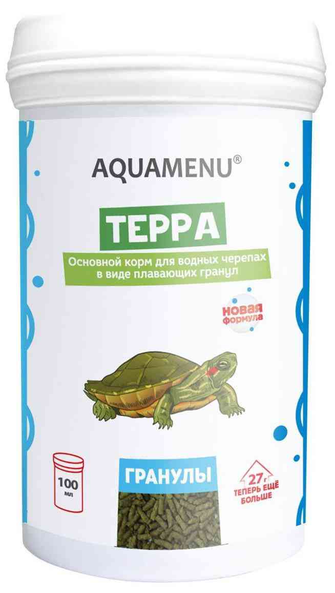 

Корм для водных черепах Aquamenu