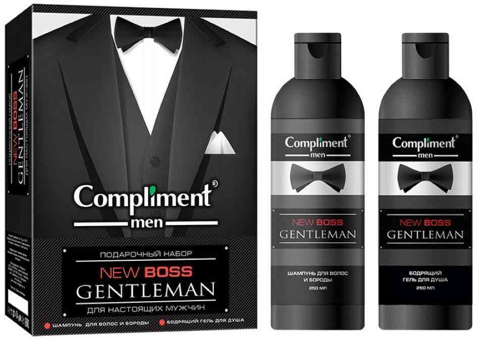 

Подарочный набор Compliment Men New Boss Gentleman (шампунь, гель для душа)