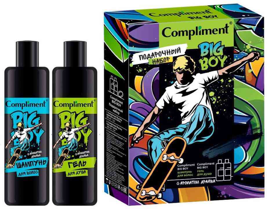 

Подарочный набор Compliment Big Boy (шампунь, гель для душа)