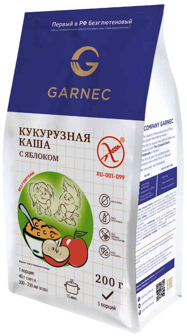 Каша кукурузная Garnec