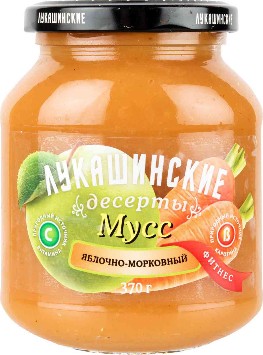 

Мусс яблочно-морковный Лукашинские