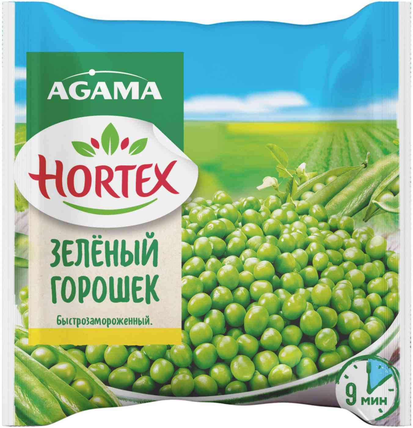 Горошек зелёный быстрозамороженный Hortex