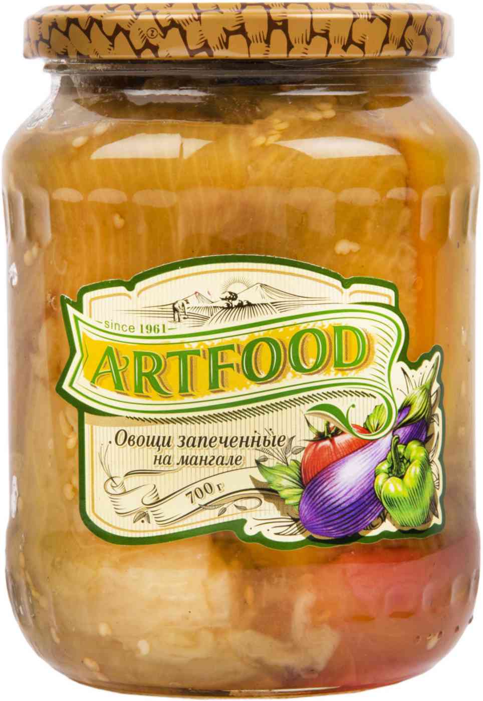 

Овощи запеченные на мангале Artfood