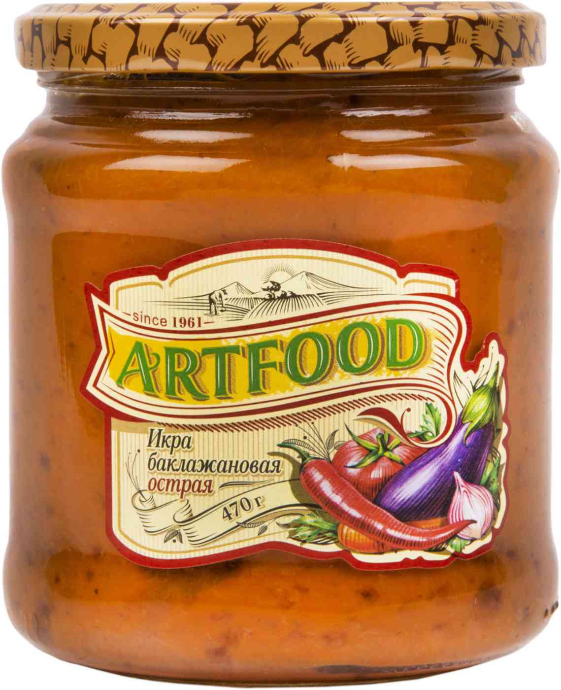 Икра баклажановая Artfood острая