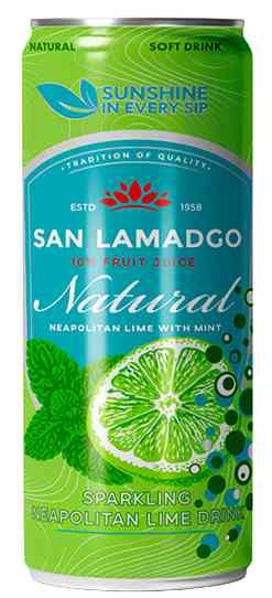 

Напиток San Lamadgo неаполитанский лайм с мятой