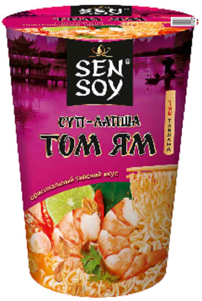 

Суп-лапша Sen Soy Том Ям