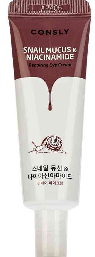 Крем для век Consly Snail Mucus Niacinamide с муцином черной улитки и ниацинамидом 530₽