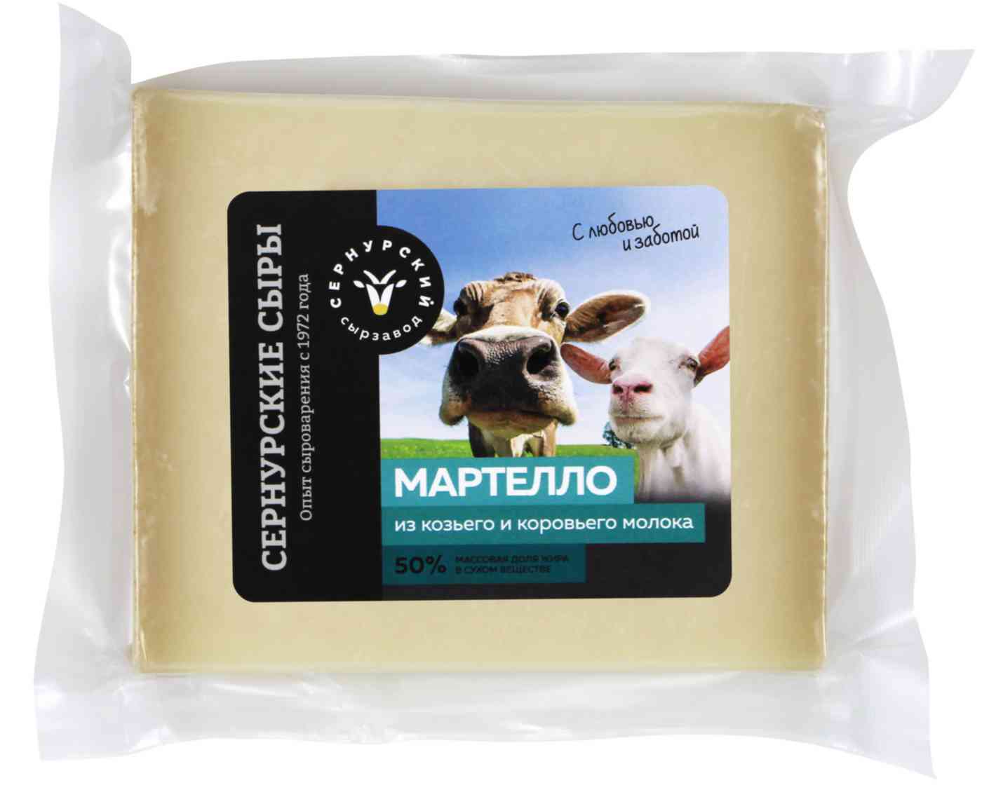 

Сыр из козьего и коровьего молока Сернурский сырзавод