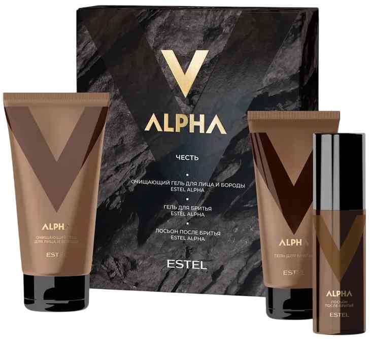 

Подарочный набор Estel Alpha Честь (гель для лица, гель для бритья, лосьон после бритья)