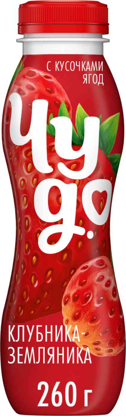 

Йогурт питьевой Чудо клубника-земляника 1,9%