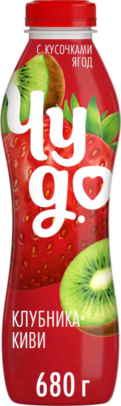 

Йогурт питьевой Чудо клубника-киви 1,9%