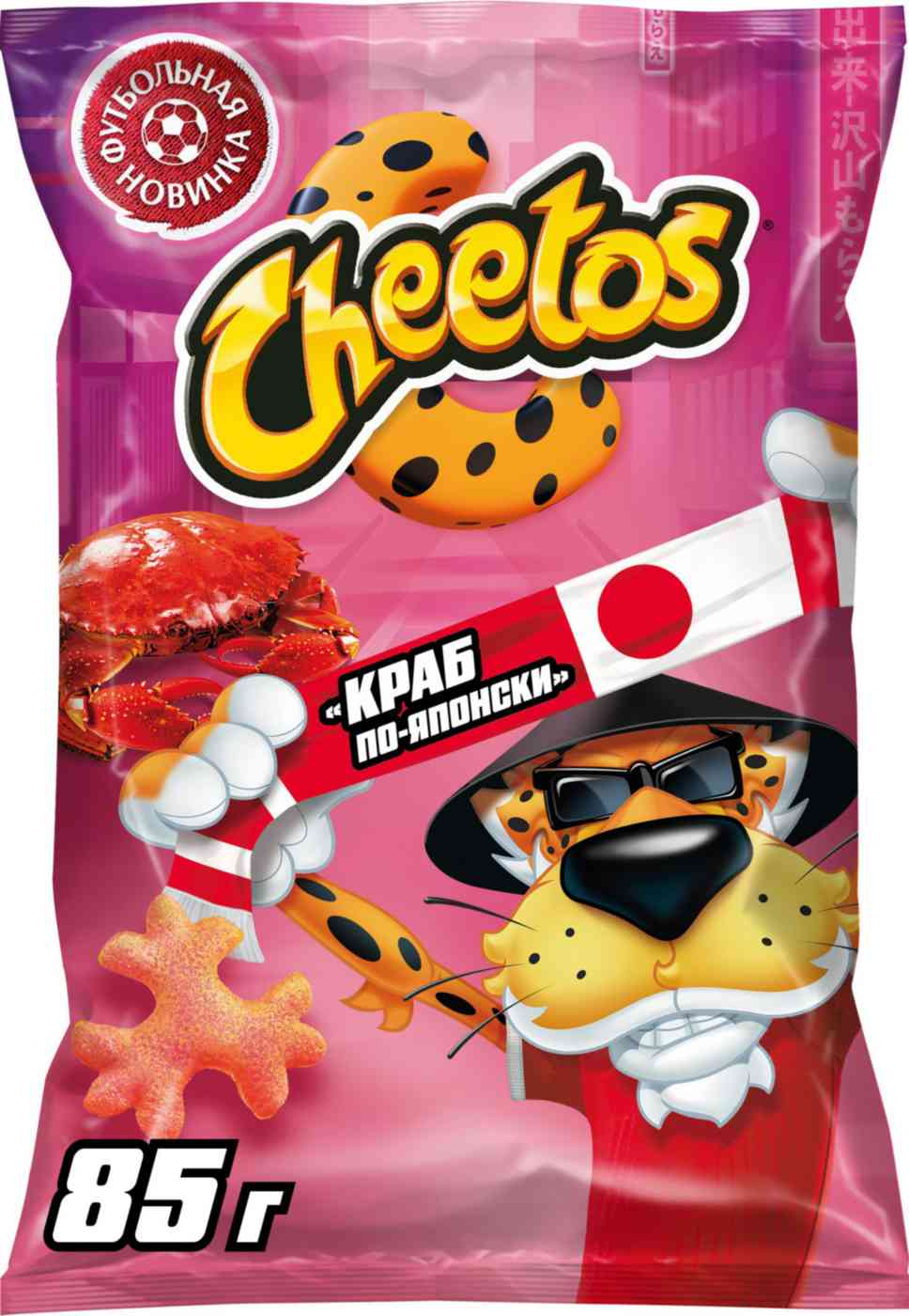 Кукурузные снеки Cheetos Краб по-японски