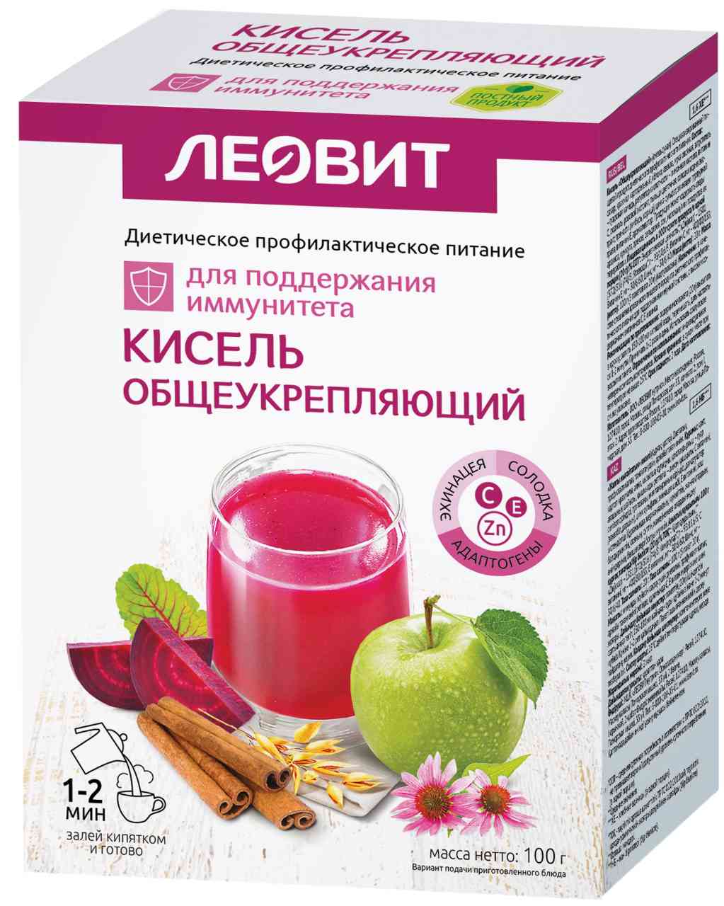

Кисель общеукрепляющий Леовит