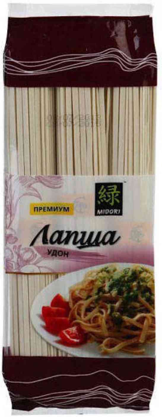 

Макаронные изделия Midori лапша пшеничная удон