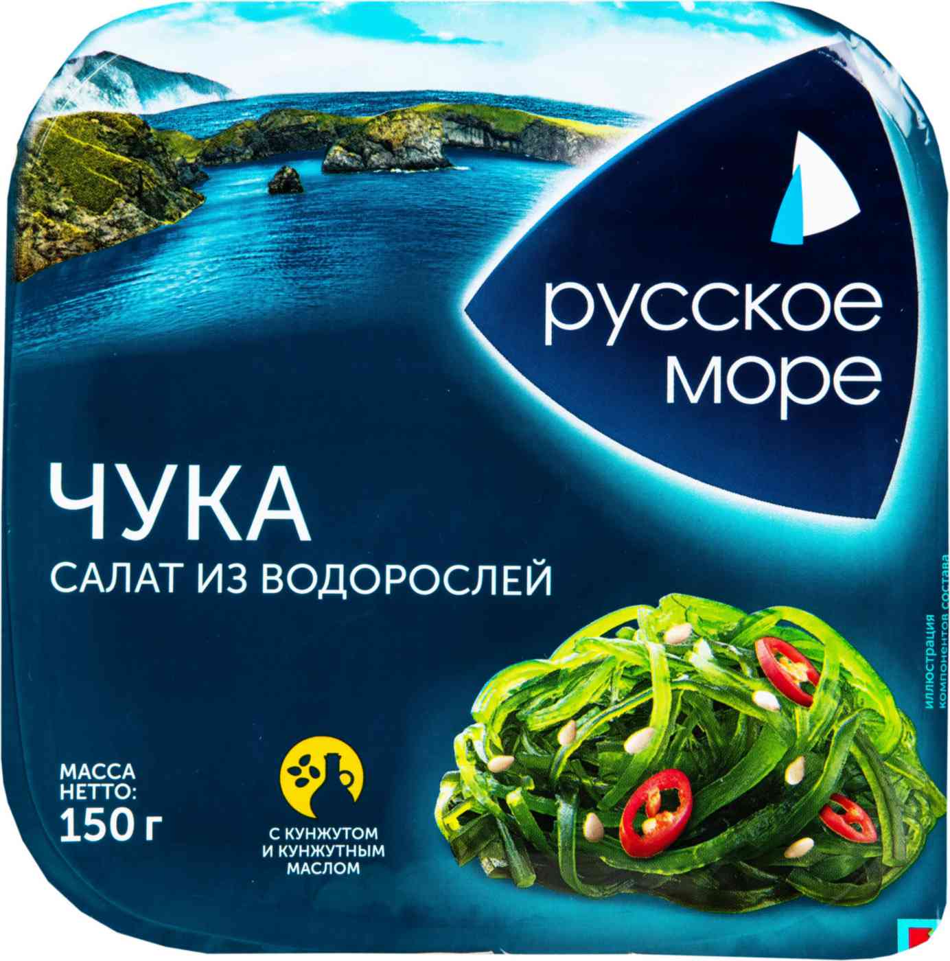 Салат из водорослей Чука Русское море