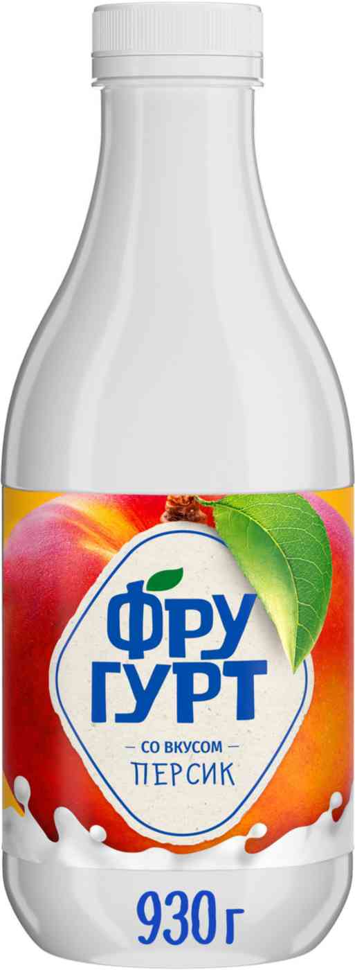 

Напиток кисломолочный йогуртный Фругурт персик 1%