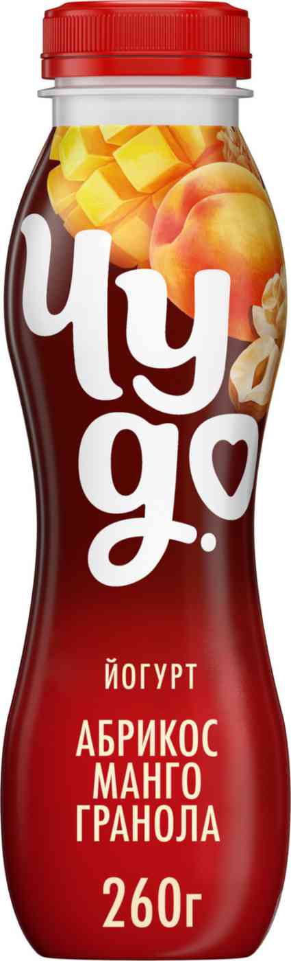 

Йогурт питьевой Чудо с гранолой абрикос-манго 2,2%