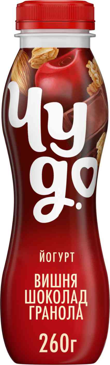 

Йогурт питьевой Чудо с гранолой вишня-шоколад 2,2%