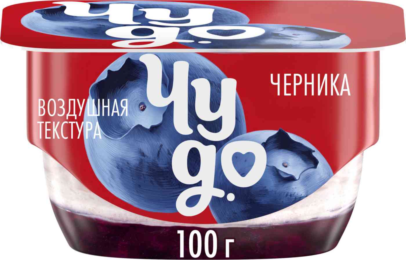 Десерт творожный двухслойный Чудо черника 42 69₽