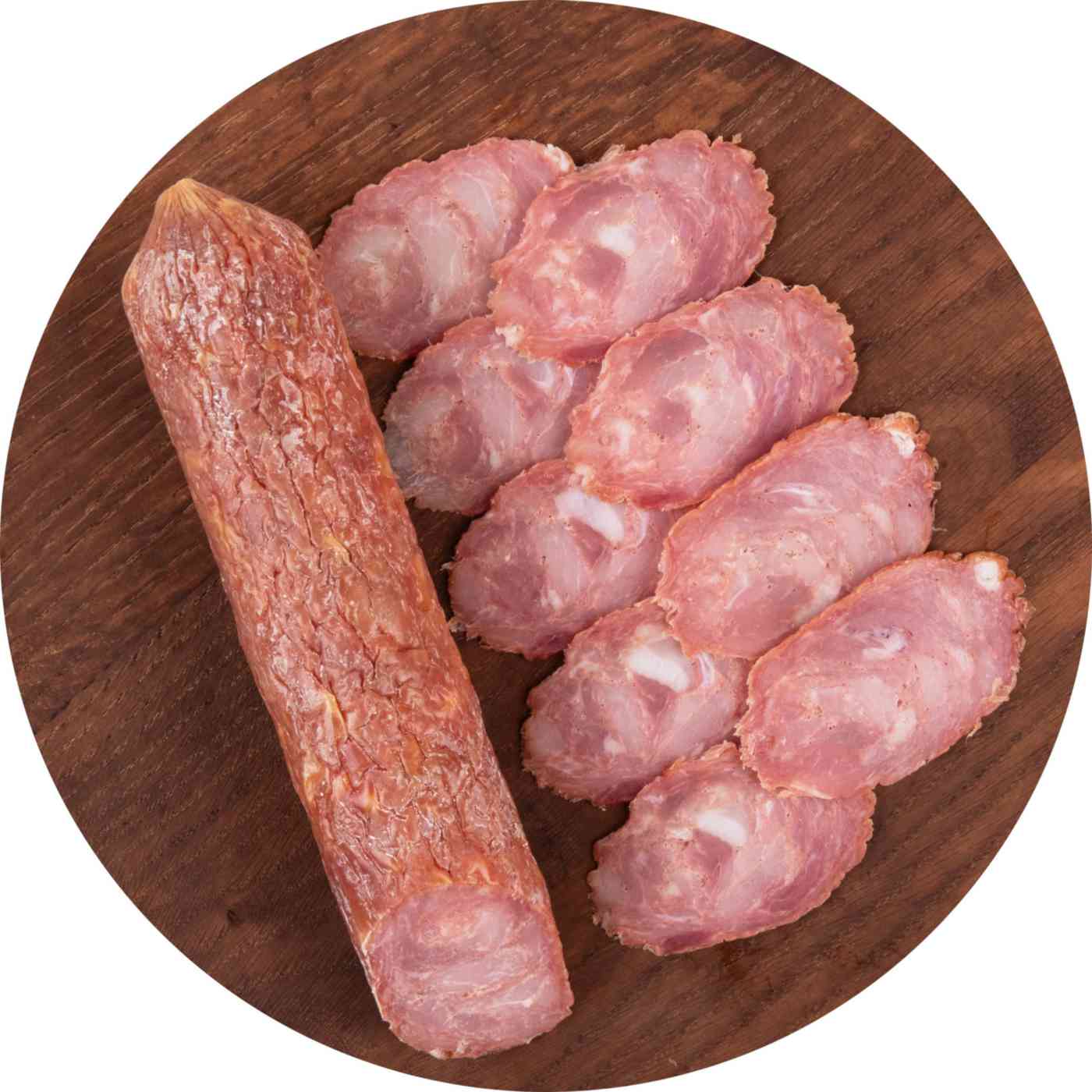 Колбаса сырокопчёная Кальяри Велком сухая, кусок