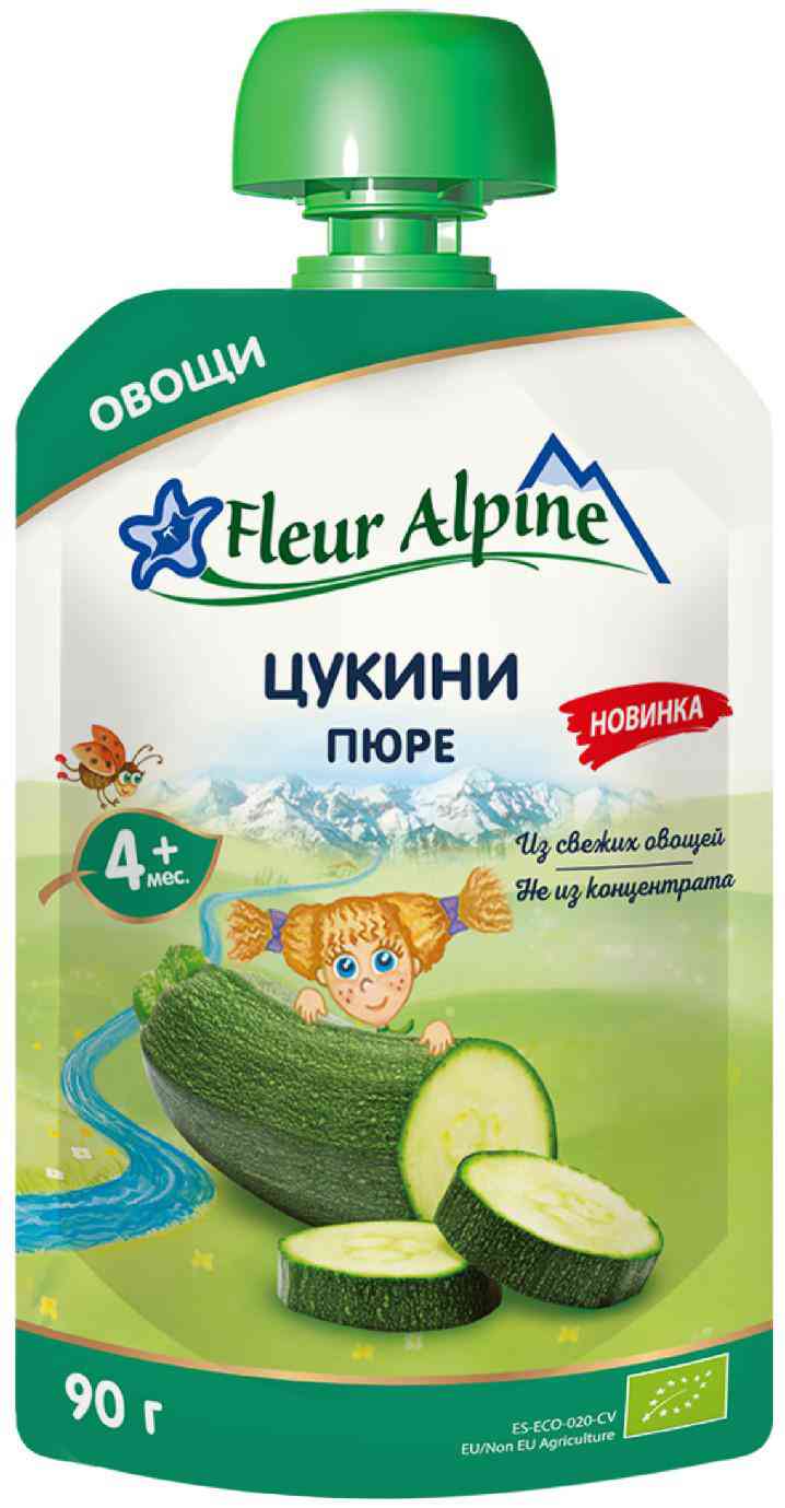 

Пюре Fleur Alpine цукини с 4 месяцев