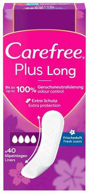Прокладки ежедневные Carefree Plus Long