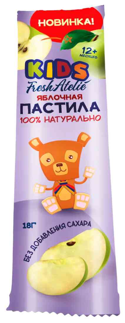 Пастила Fresh Atelie Kids яблоко с 12 месяцев 60₽