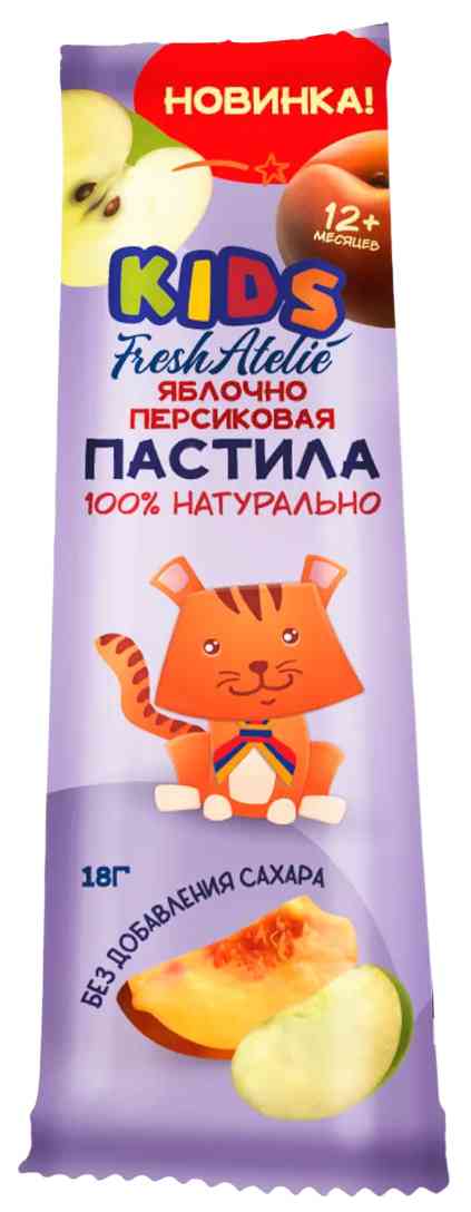 

Пастила Fresh Atelie Kids яблоко-персик с 12 месяцев