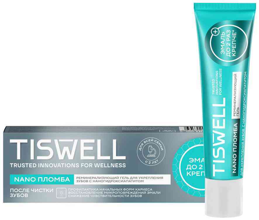 

Гель для укрепления зубов Tiswell Nano Пломба реминерализующий