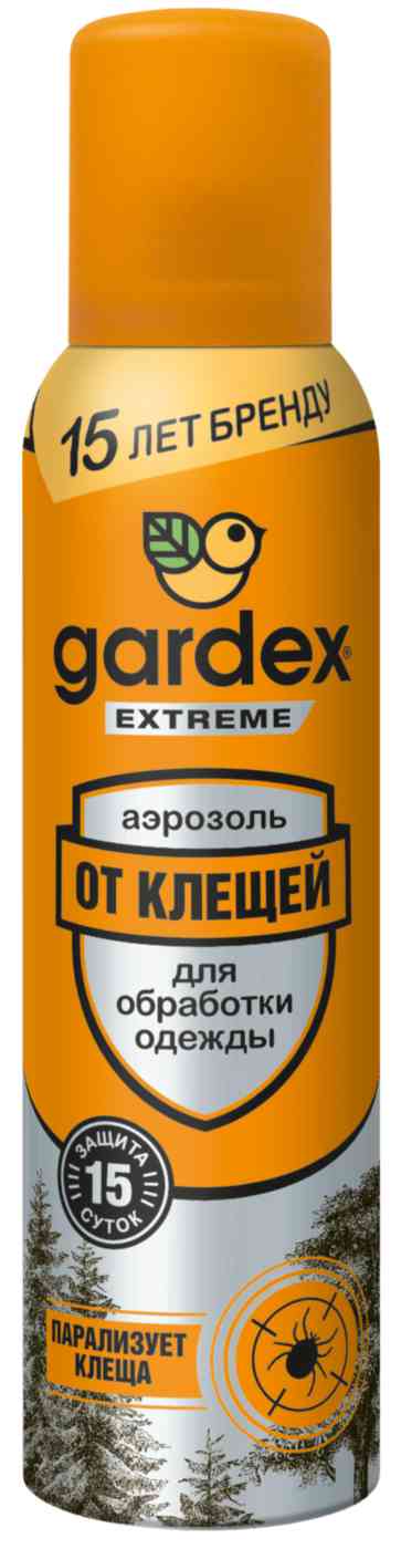 

Аэрозоль от клещей Gardex