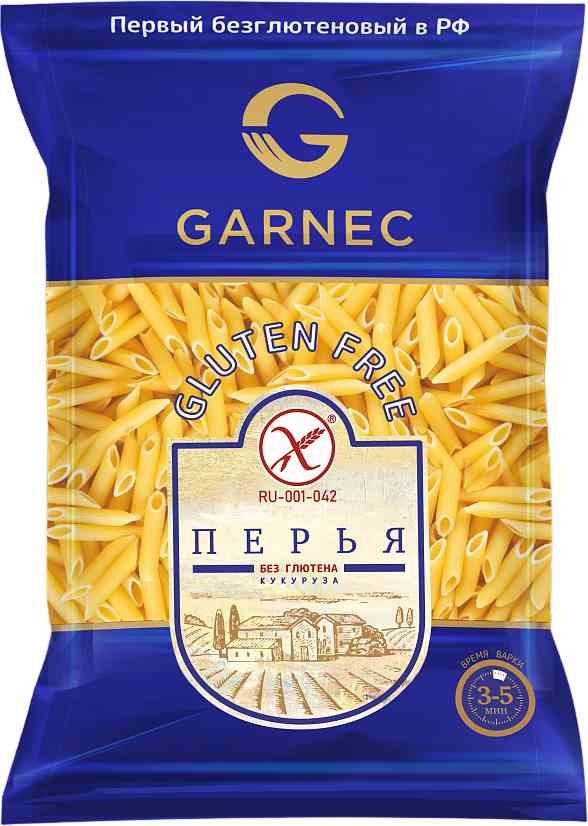 

Макаронные изделия кукурузные Garnec