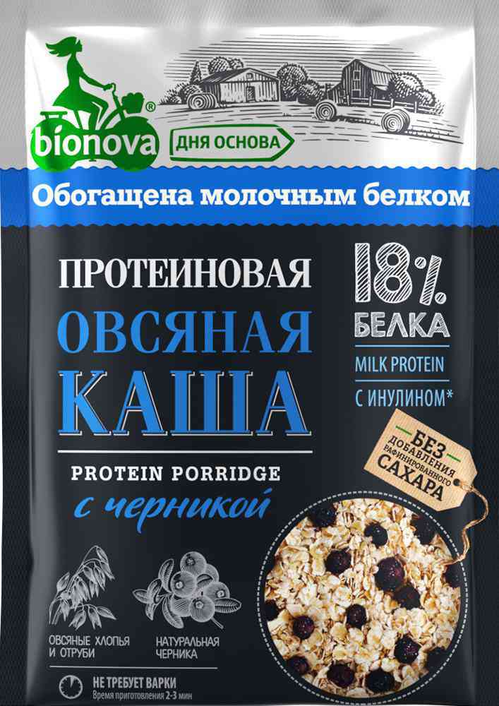 

Каша овсяная протеиновая Bionova