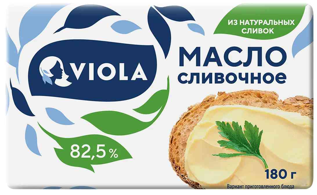Масло сладкосливочное Viola 825 313₽