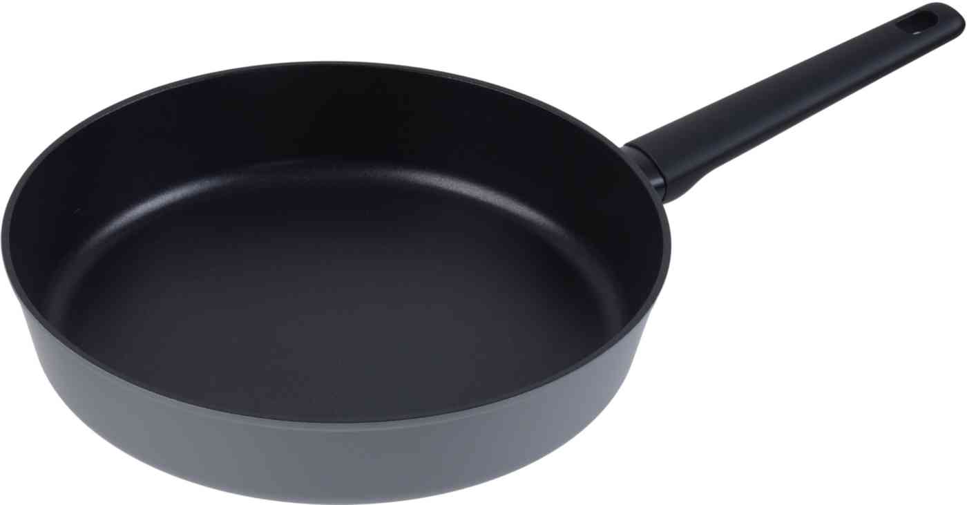 Сковорода антипригарная Maxus без крышки цвет темно-серый 1340₽