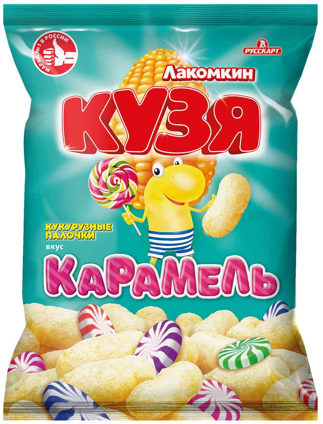 

Кукурузные палочки Кузя Лакомкин со вкусом Карамель