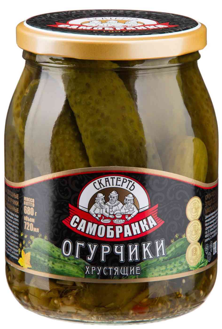 

Огурчики маринованные Скатерть-Самобранка