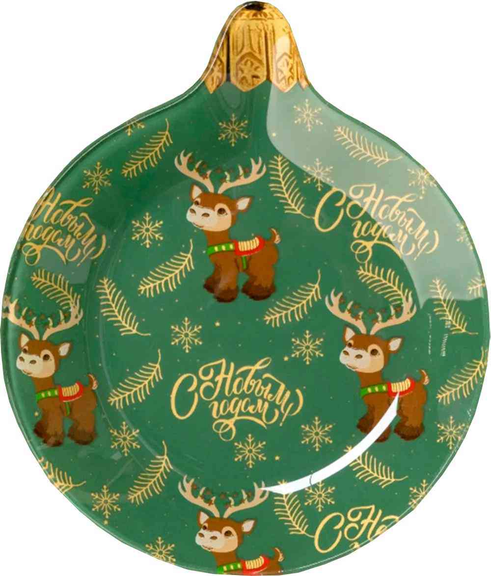 

Блюдо стеклянное Доляна