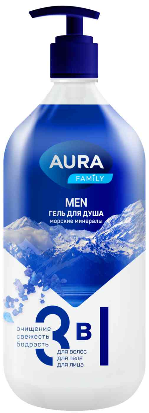 Гель для душа 3 в 1 Aura