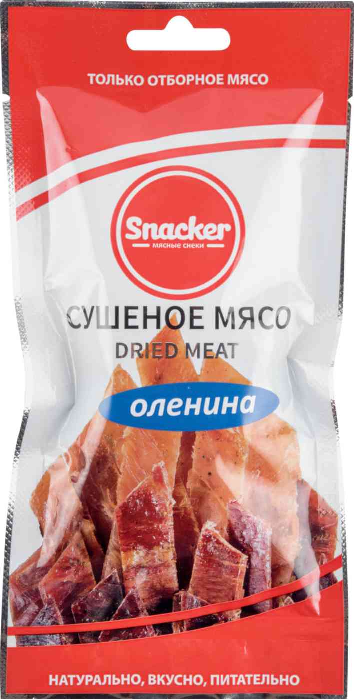 Оленина сушёная Snacker