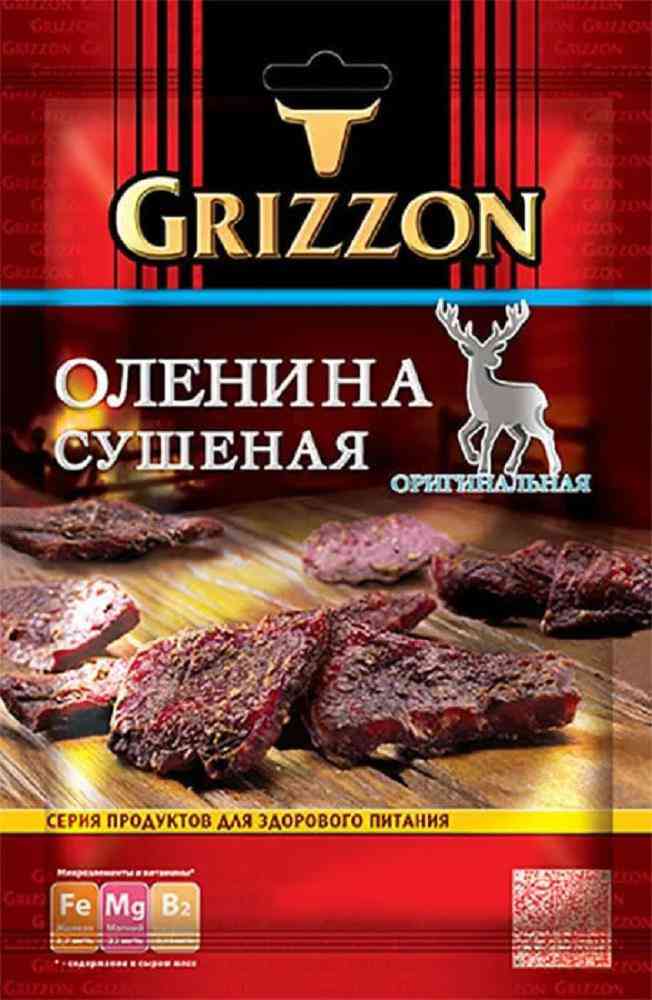 Оленина сушеная Grizzon 325₽