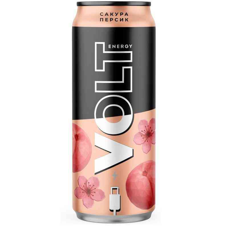 Энергетический напиток Volt Сакура-персик