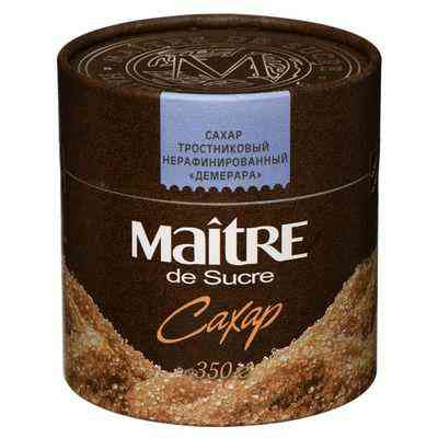 Сахар тростниковый Maitre De Sucre Демерра нерафинированный