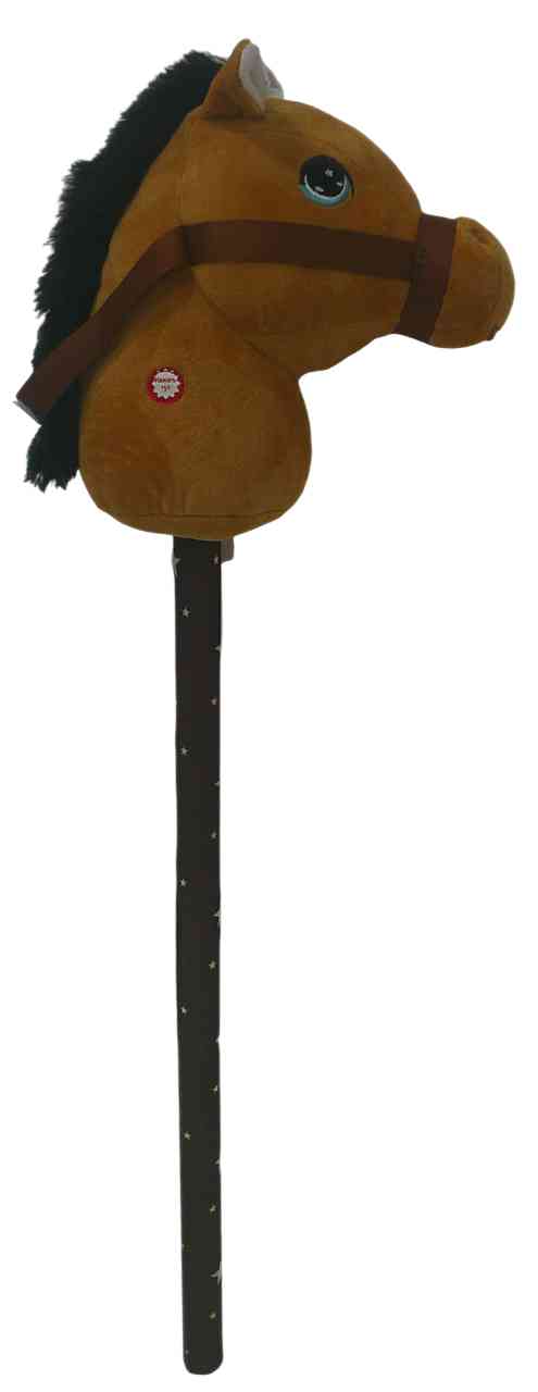 Мягкая игрушка Лошадка на палке со звуковыми эффектами 1040₽