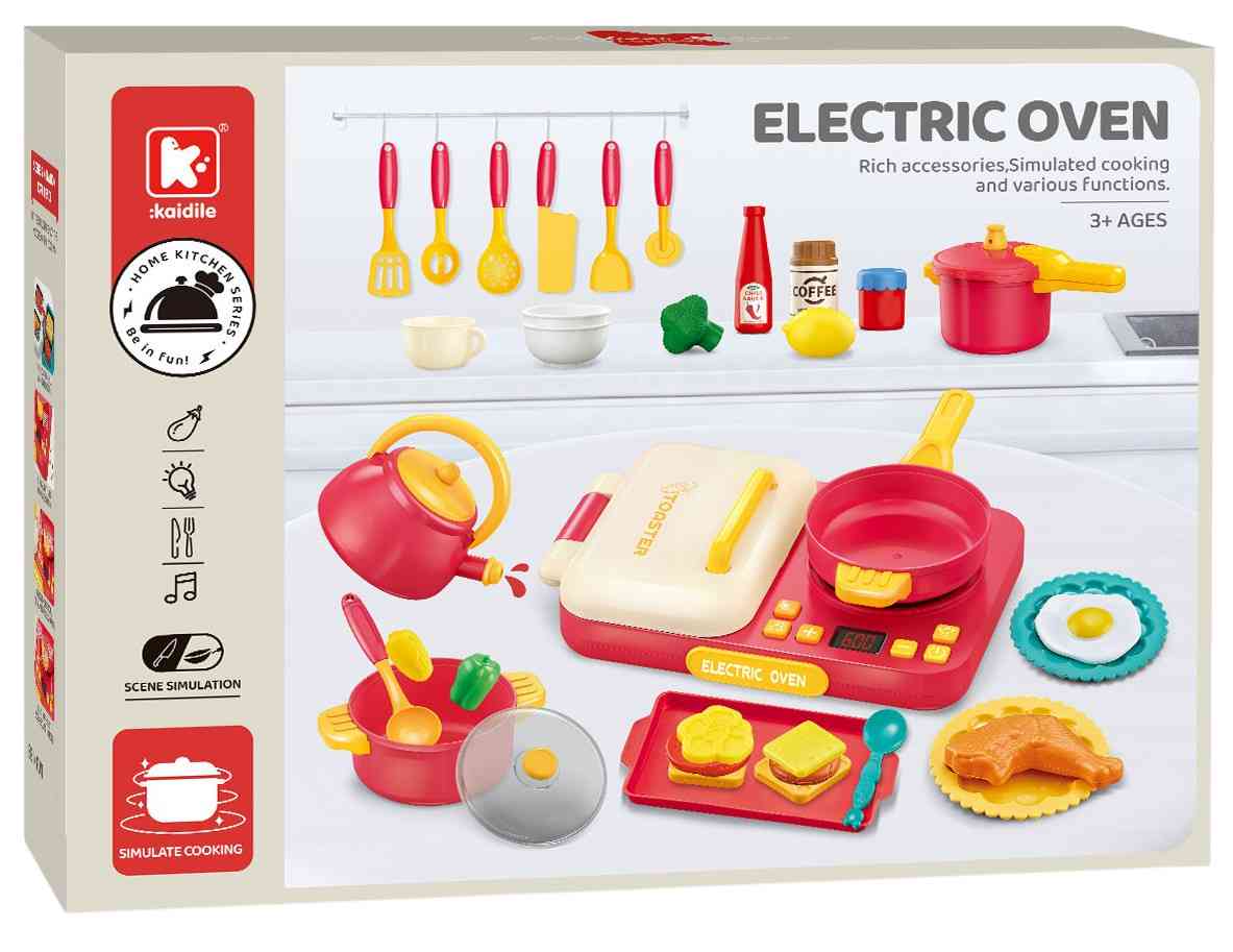 Игровой набор со светозвуковыми эффектами Плита с посудой 1460₽