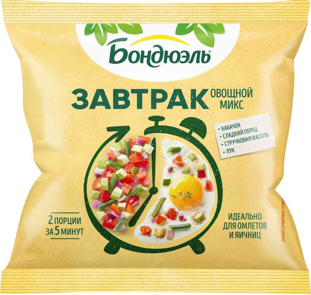 Овощной микс Bonduelle Завтрак с кабачком